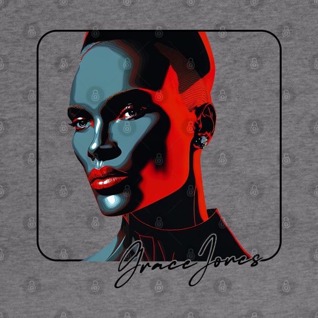 Grace Jones 80s Style Aesthetic Design by DankFutura